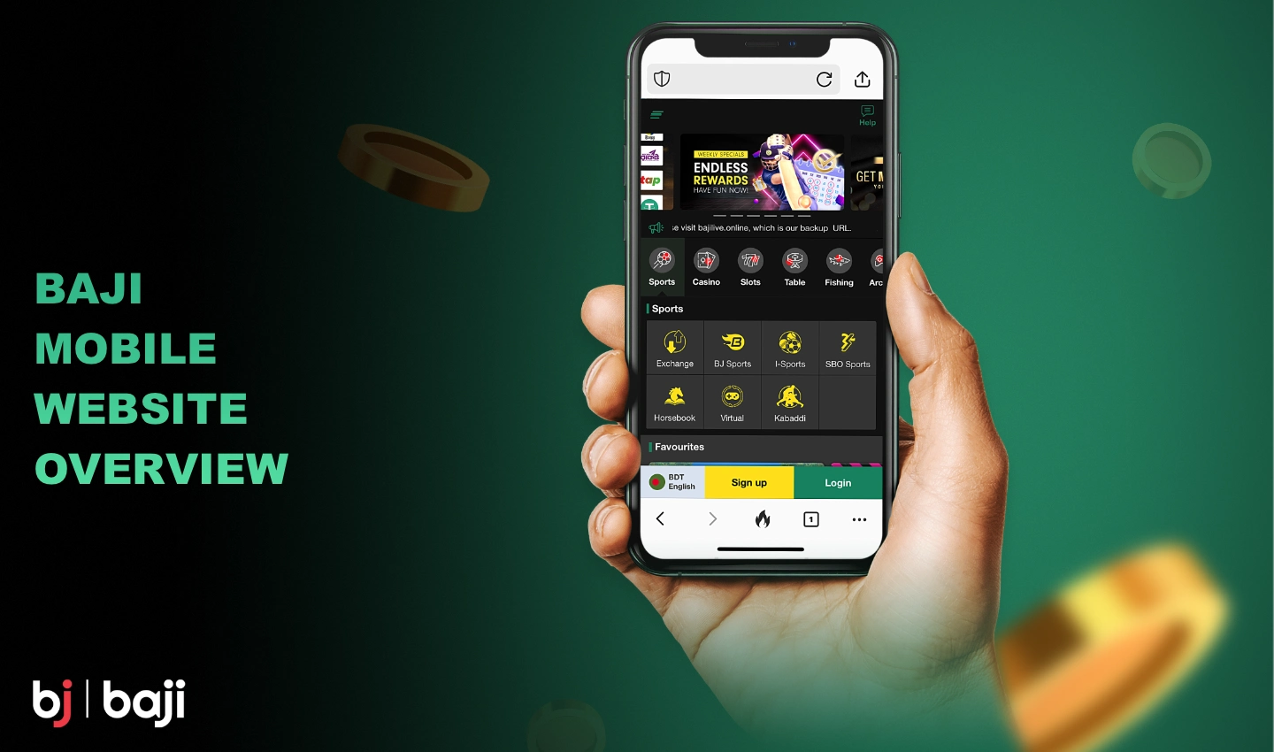 Baji کا موبائل ورژن ان صارفین کے لیے بہت اچھا ہے جو کسی بھی وجہ سے ایپ انسٹال نہیں کر سکتے یا نہیں کرنا چاہتے۔